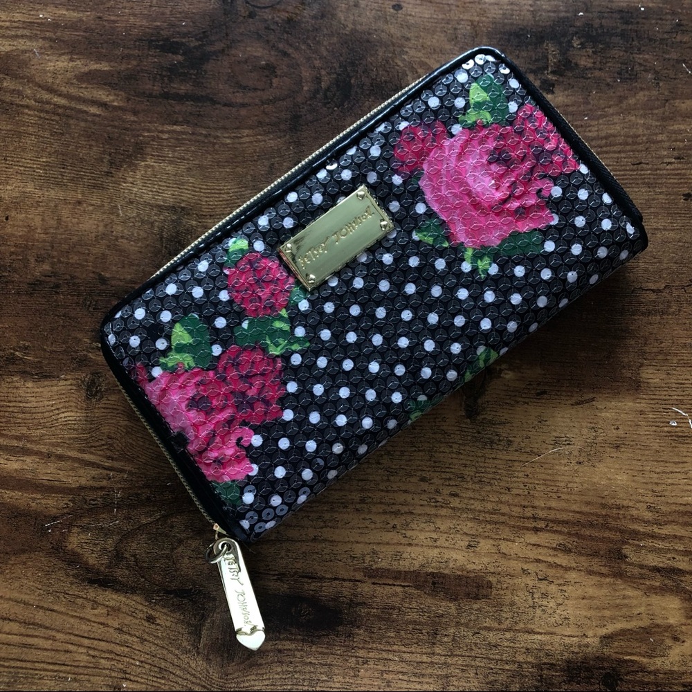 Betsey Johnson - Polka Dot Sequin Wallet